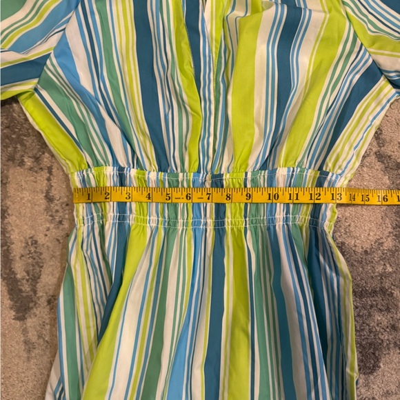 Lark + Grey Striped Short Sleeve Dress - Picture 5 of 6